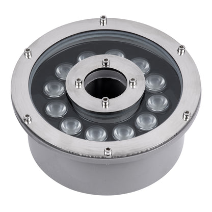 UNDERWATER-FINA 90675 Υποβρύχιο Φωτιστικό Σποτ Ειδικό για Σιντριβάνια LED 9W 945lm 30° DC 24V Αδιάβροχο IP68 Φ16 x Υ8cm Πολύχρωμο RGBW DMX512 - Ανοξείδωτο Ατσάλι