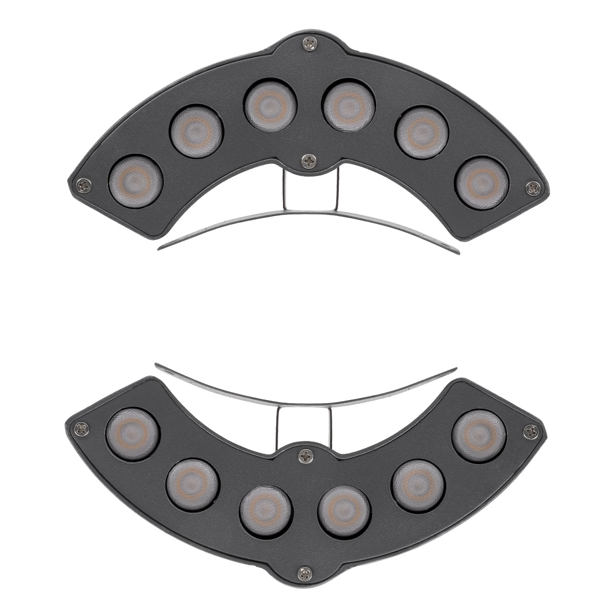 TREELIGHT-GINA 90679 Κυρτή Μπάρα Φωτισμού Wall Washer για Φυτά - Δέντρα LED 6W 660lm 30° DC 24V Αδιάβροχο IP65 Θερμό Λευκό 2700K Dimmable - Γκρι Ανθρακί - Μ18 x Π3.5 x Υ7