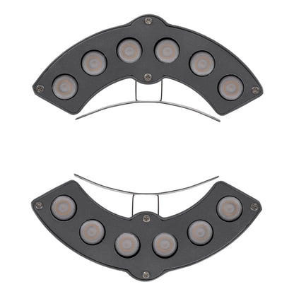 TREELIGHT-GINA 90679 Κυρτή Μπάρα Φωτισμού Wall Washer για Φυτά - Δέντρα LED 6W 660lm 30° DC 24V Αδιάβροχο IP65 Θερμό Λευκό 2700K Dimmable - Γκρι Ανθρακί - Μ18 x Π3.5 x Υ7