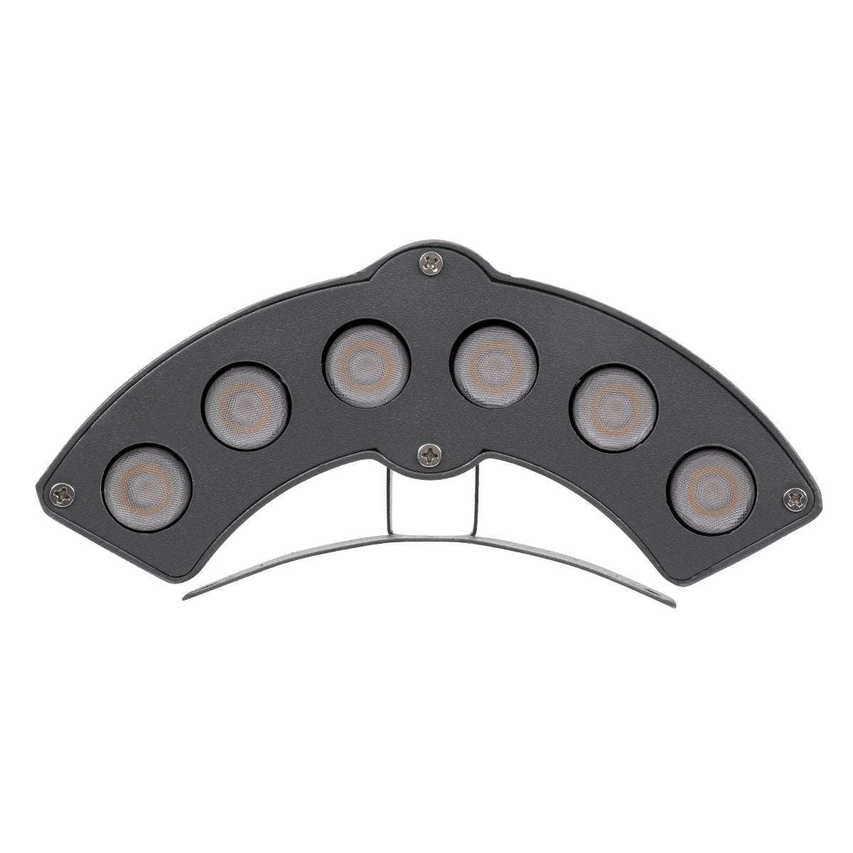 TREELIGHT-GINA 90679 Κυρτή Μπάρα Φωτισμού Wall Washer για Φυτά - Δέντρα LED 6W 660lm 30° DC 24V Αδιάβροχο IP65 Θερμό Λευκό 2700K Dimmable - Γκρι Ανθρακί - Μ18 x Π3.5 x Υ7