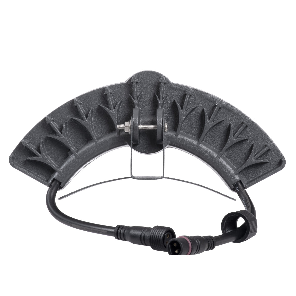 TREELIGHT-GINA 90679 Κυρτή Μπάρα Φωτισμού Wall Washer για Φυτά - Δέντρα LED 6W 660lm 30° DC 24V Αδιάβροχο IP65 Θερμό Λευκό 2700K Dimmable - Γκρι Ανθρακί - Μ18 x Π3.5 x Υ7