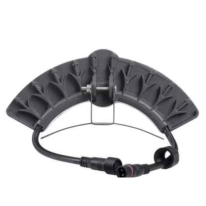 TREELIGHT-GINA 90679 Κυρτή Μπάρα Φωτισμού Wall Washer για Φυτά - Δέντρα LED 6W 660lm 30° DC 24V Αδιάβροχο IP65 Θερμό Λευκό 2700K Dimmable - Γκρι Ανθρακί - Μ18 x Π3.5 x Υ7