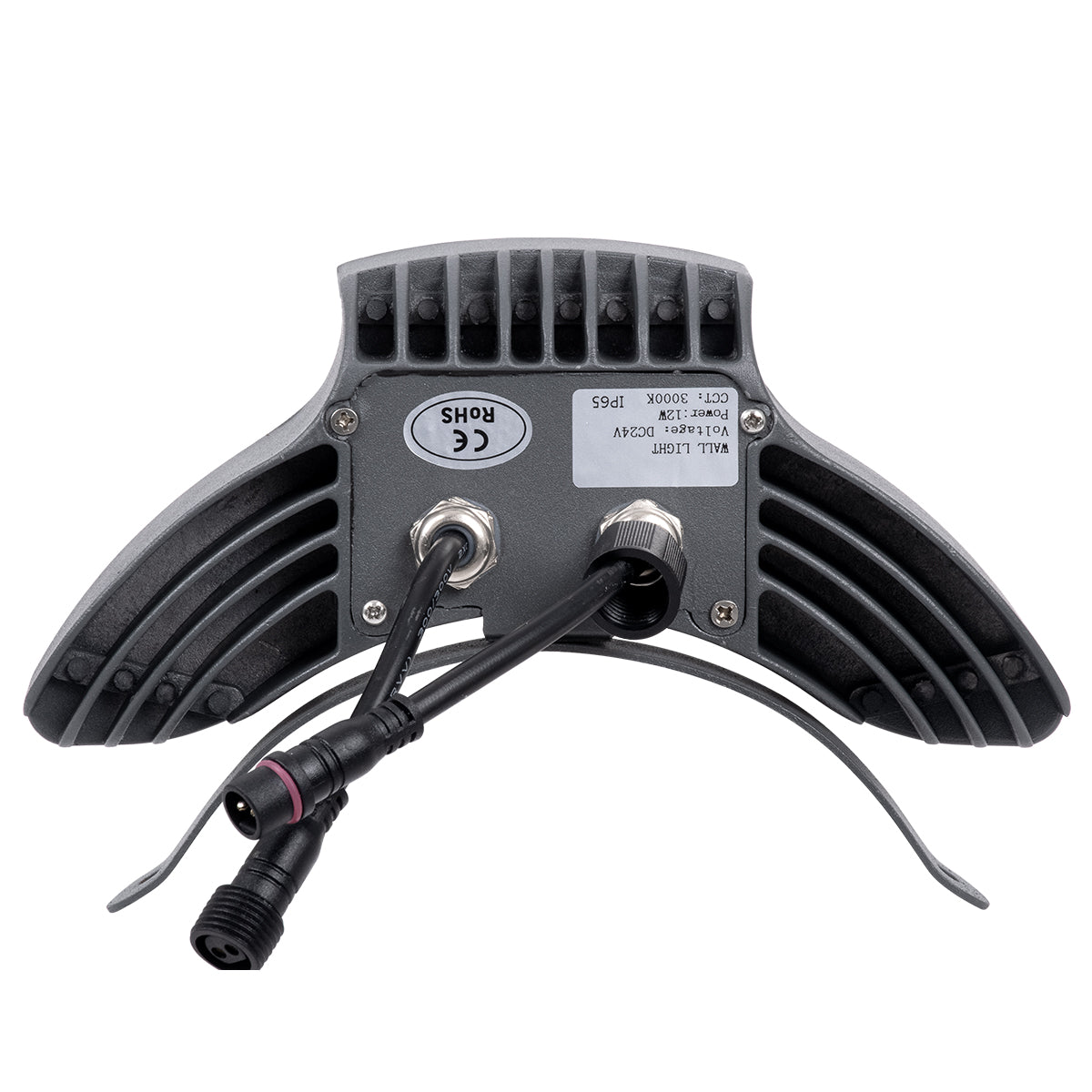 TREELIGHT-PINA 90683 Κυρτή Μπάρα Φωτισμού Wall Washer για Φυτά - Δέντρα LED 12W 1320lm 30° DC 24V Αδιάβροχο IP65 Θερμό Λευκό 2700K Dimmable - Γκρι Ανθρακί - Μ20.5 x Π5.5 x Υ12