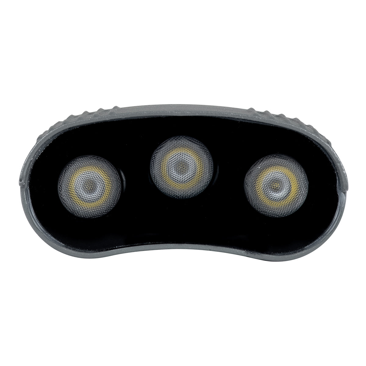 TREELIGHT-ZINA 90688 Κυρτή Μπάρα Φωτισμού Wall Washer με Αντιθαμβωτική Γρίλια Ειδική για Φυτά - Δέντρα LED 3W 285lm 30° DC 24V Αδιάβροχο IP65 Μ9 x Π6.5 x Υ4cm Φυσικό Λευκό 4500K - Γκρι Ανθρακί