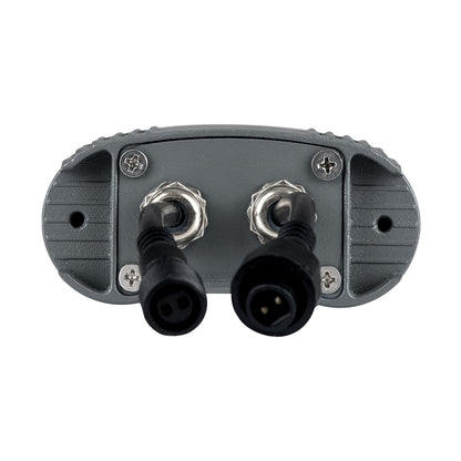 TREELIGHT-ZINA 90688 Κυρτή Μπάρα Φωτισμού Wall Washer με Αντιθαμβωτική Γρίλια Ειδική για Φυτά - Δέντρα LED 3W 285lm 30° DC 24V Αδιάβροχο IP65 Μ9 x Π6.5 x Υ4cm Φυσικό Λευκό 4500K - Γκρι Ανθρακί