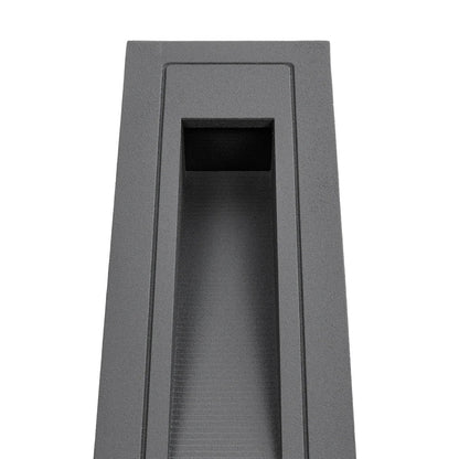 STEPART KLV-101-0093 Χωνευτό Φωτιστικό Σκαλοπατιού / Διαδρόμου LED 7W 735lm 45° AC 220-240V Αδιάβροχο IP65 Θερμό Λευκό 2700K - Lumileds SMD Chip & TÜV SÜD Driver - Γκρι Ανθρακί Ματ - Μ6.5 x Π6.5 x Υ21 / Q5.41 x 18.9