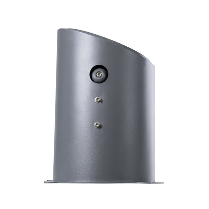 FLOOD-MILO 90736 Κινούμενος Προβολέας - Σποτ Φωτισμού Wall Washer για Φωτισμό Κτιρίων LED 12W 1020lm 10° DC 24V Αδιάβροχο IP67 Φ17 x Υ26cm RGBW DMX512 - Γκρι Ανθρακί