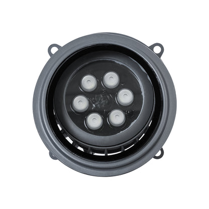 FLOOD-MILO 90736 Κινούμενος Προβολέας - Σποτ Φωτισμού Wall Washer για Φωτισμό Κτιρίων LED 12W 1020lm 10° DC 24V Αδιάβροχο IP67 Φ17 x Υ26cm RGBW DMX512 - Γκρι Ανθρακί