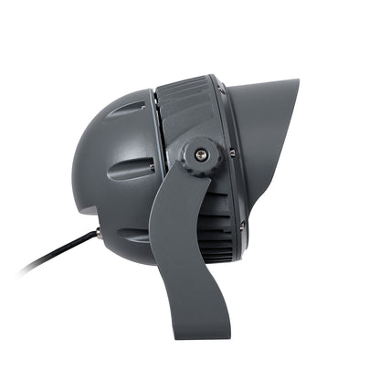 FLOOD-DIMO 90743 Προβολέας Wall Washer με Αντιθαμβωτική Γρίλια για Φωτισμό Κτιρίων LED 54W 4860lm 10° AC 220-240V Αδιάβροχο IP67 Μ26 x Π28 x Υ35cm Θερμό Λευκό 2700K - Γκρι Ανθρακί