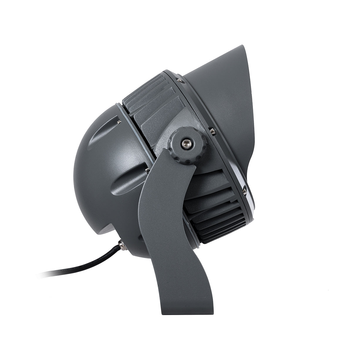 FLOOD-DIMO 90743 Προβολέας Wall Washer με Αντιθαμβωτική Γρίλια για Φωτισμό Κτιρίων LED 54W 4860lm 10° AC 220-240V Αδιάβροχο IP67 Μ26 x Π28 x Υ35cm Θερμό Λευκό 2700K - Γκρι Ανθρακί