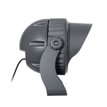 FLOOD-DIMO 90747 Προβολέας Wall Washer με Αντιθαμβωτική Γρίλια για Φωτισμό Κτιρίων LED 100W 9500lm 10° AC 220-240V Αδιάβροχο IP67 Μ34 x Π36 x Υ44cm Φυσικό Λευκό 4500K - Γκρι Ανθρακί