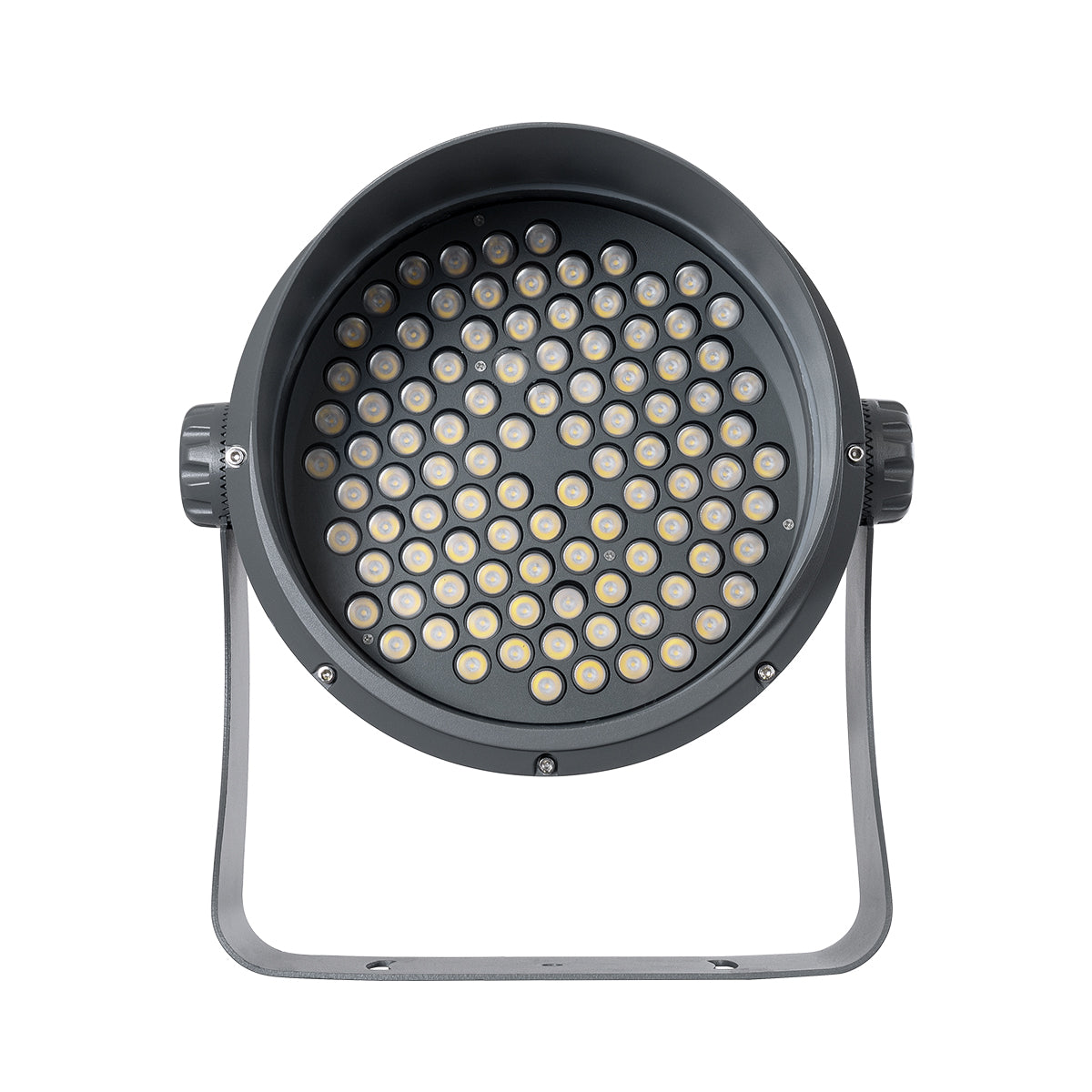 FLOOD-DIMO 90747 Προβολέας Wall Washer με Αντιθαμβωτική Γρίλια για Φωτισμό Κτιρίων LED 100W 9500lm 10° AC 220-240V Αδιάβροχο IP67 Μ34 x Π36 x Υ44cm Φυσικό Λευκό 4500K - Γκρι Ανθρακί