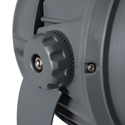 FLOOD-DIMO 90747 Προβολέας Wall Washer με Αντιθαμβωτική Γρίλια για Φωτισμό Κτιρίων LED 100W 9500lm 10° AC 220-240V Αδιάβροχο IP67 Μ34 x Π36 x Υ44cm Φυσικό Λευκό 4500K - Γκρι Ανθρακί