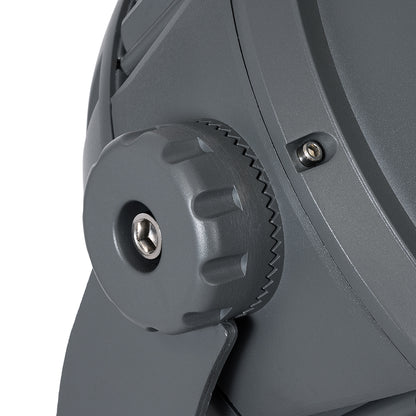 FLOOD-DIMO 90750 Προβολέας Wall Washer με Αντιθαμβωτική Γρίλια για Φωτισμό Κτιρίων LED 100W 14250lm 10° AC 220-240V Αδιάβροχο IP67 Μ43 x Π45 x Υ46cm Φυσικό Λευκό 4500K - Γκρι Ανθρακί