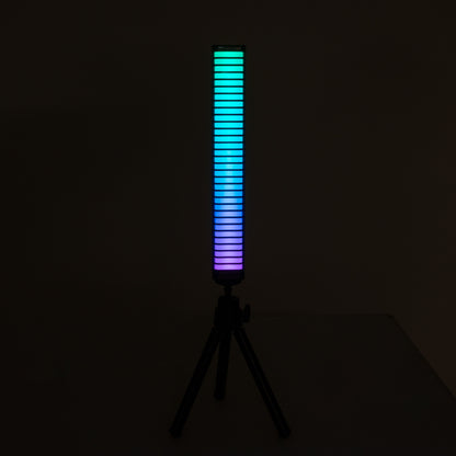 DIGICOLUMN 90761 Μοντέρνο Επιτραπέζιο Φωτιστικό Γραφείου WiFi Digital Pixel Rhythm Music Bar LED 8W 640lm 90° DC 5V με USB 2.0 & WiFi Mobile APP IP20 - Εναλλαγή Φωτισμού μέσω WiFi Εφαρμογής - Πολύχρωμο RGB - Dimmable - Μαύρο - Μ2.3 x Π2.5 x Υ19cm