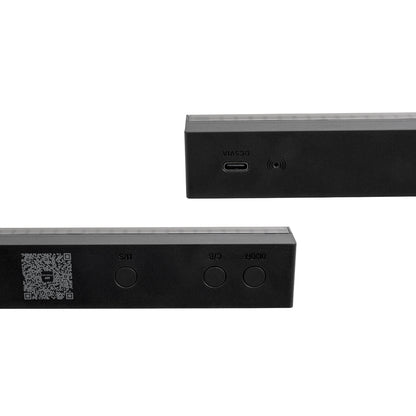 DIGICOLUMN 90761 Μοντέρνο Επιτραπέζιο Φωτιστικό Γραφείου WiFi Digital Pixel Rhythm Music Bar LED 8W 640lm 90° DC 5V με USB 2.0 & WiFi Mobile APP IP20 - Εναλλαγή Φωτισμού μέσω WiFi Εφαρμογής - Πολύχρωμο RGB - Dimmable - Μαύρο - Μ2.3 x Π2.5 x Υ19cm