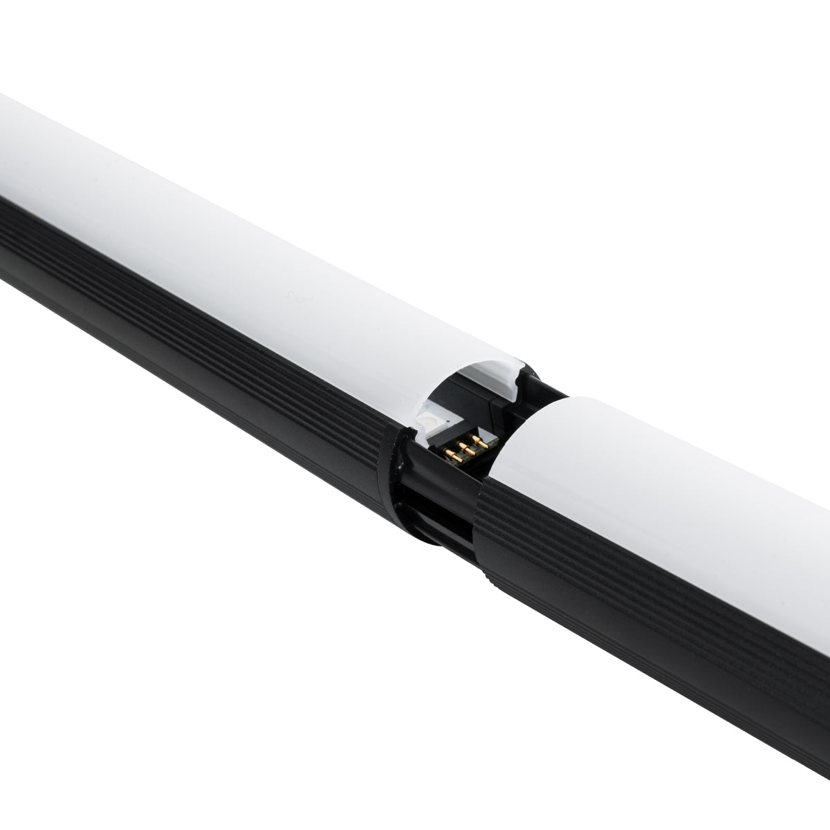 DIGICOLUMN 90763 Μοντέρνο Επιδαπέδιο Γραμμικό Ψηφιακό Φωτιστικό Digital Pixel Symphony Bar με RF Ασύρματο Χειριστήριο LED 16W 1280lm 180° DC 5V με USB 2.0 IP20 Πολύχρωμο RGB Dimmable - Μαύρο - Φ3 x Υ165