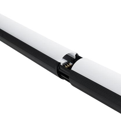 DIGICOLUMN 90763 Μοντέρνο Επιδαπέδιο Γραμμικό Ψηφιακό Φωτιστικό Digital Pixel Symphony Bar με RF Ασύρματο Χειριστήριο LED 16W 1280lm 180° DC 5V με USB 2.0 IP20 Πολύχρωμο RGB Dimmable - Μαύρο - Φ3 x Υ165