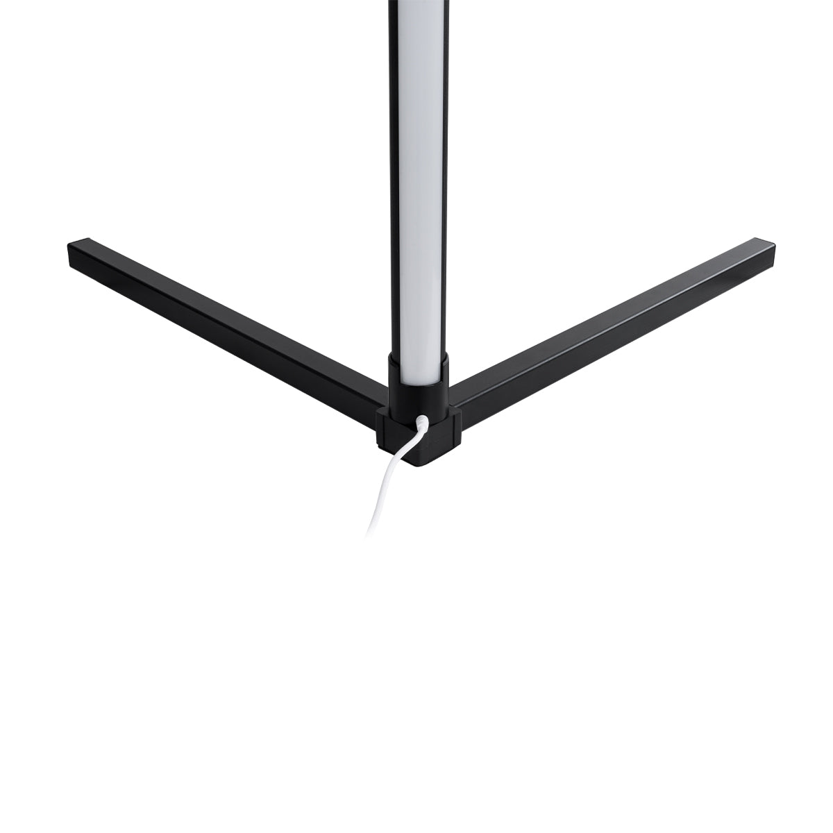 DIGICOLUMN 90763 Μοντέρνο Επιδαπέδιο Γραμμικό Ψηφιακό Φωτιστικό Digital Pixel Symphony Bar με RF Ασύρματο Χειριστήριο LED 16W 1280lm 180° DC 5V με USB 2.0 IP20 Πολύχρωμο RGB Dimmable - Μαύρο - Φ3 x Υ165