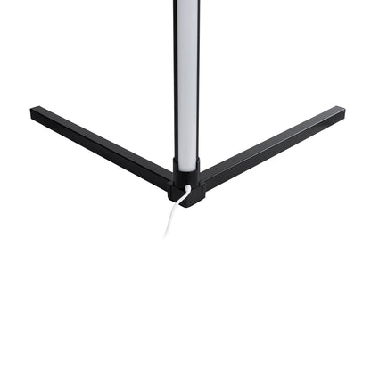 DIGICOLUMN 90763 Μοντέρνο Επιδαπέδιο Γραμμικό Ψηφιακό Φωτιστικό Digital Pixel Symphony Bar με RF Ασύρματο Χειριστήριο LED 16W 1280lm 180° DC 5V με USB 2.0 IP20 Πολύχρωμο RGB Dimmable - Μαύρο - Φ3 x Υ165