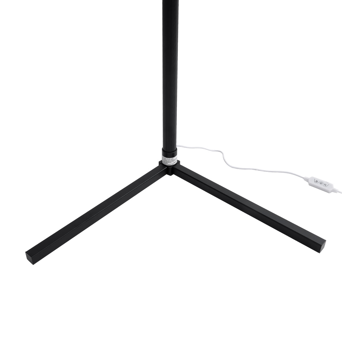 DIGICOLUMN 90763 Μοντέρνο Επιδαπέδιο Γραμμικό Ψηφιακό Φωτιστικό Digital Pixel Symphony Bar με RF Ασύρματο Χειριστήριο LED 16W 1280lm 180° DC 5V με USB 2.0 IP20 Πολύχρωμο RGB Dimmable - Μαύρο - Φ3 x Υ165