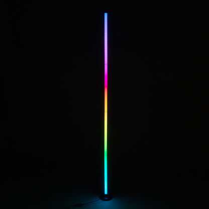 DIGICOLUMN 90764 Μοντέρνο Επιδαπέδιο Γραμμικό Ψηφιακό Φωτιστικό Digital Pixel Symphony Bar με RF Ασύρματο Χειριστήριο LED 16W 1280lm 180° DC 5V με USB 2.0 IP20 Πολύχρωμο RGB Dimmable - Μαύρο - Φ3 x Υ165