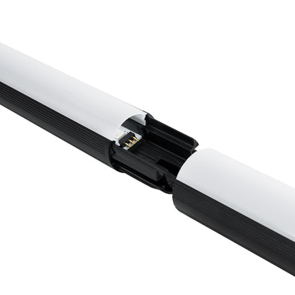 DIGICOLUMN 90764 Μοντέρνο Επιδαπέδιο Γραμμικό Ψηφιακό Φωτιστικό Digital Pixel Symphony Bar με RF Ασύρματο Χειριστήριο LED 16W 1280lm 180° DC 5V με USB 2.0 IP20 Πολύχρωμο RGB Dimmable - Μαύρο - Φ3 x Υ165