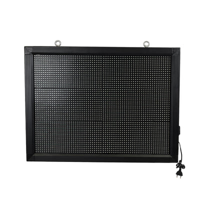 DISPLAY 90802 Κυλιόμενη Ψηφιακή Επιγραφή 64x48cm P10 Μονής Όψης LED AC 220-240V Αδιάβροχο IP65 Μπλε - WiFi Control μέσω FK APP - Αισθητήρας Θερμοκρασίας & Υγρασίας - Μ72 x Π9 x Υ56cm