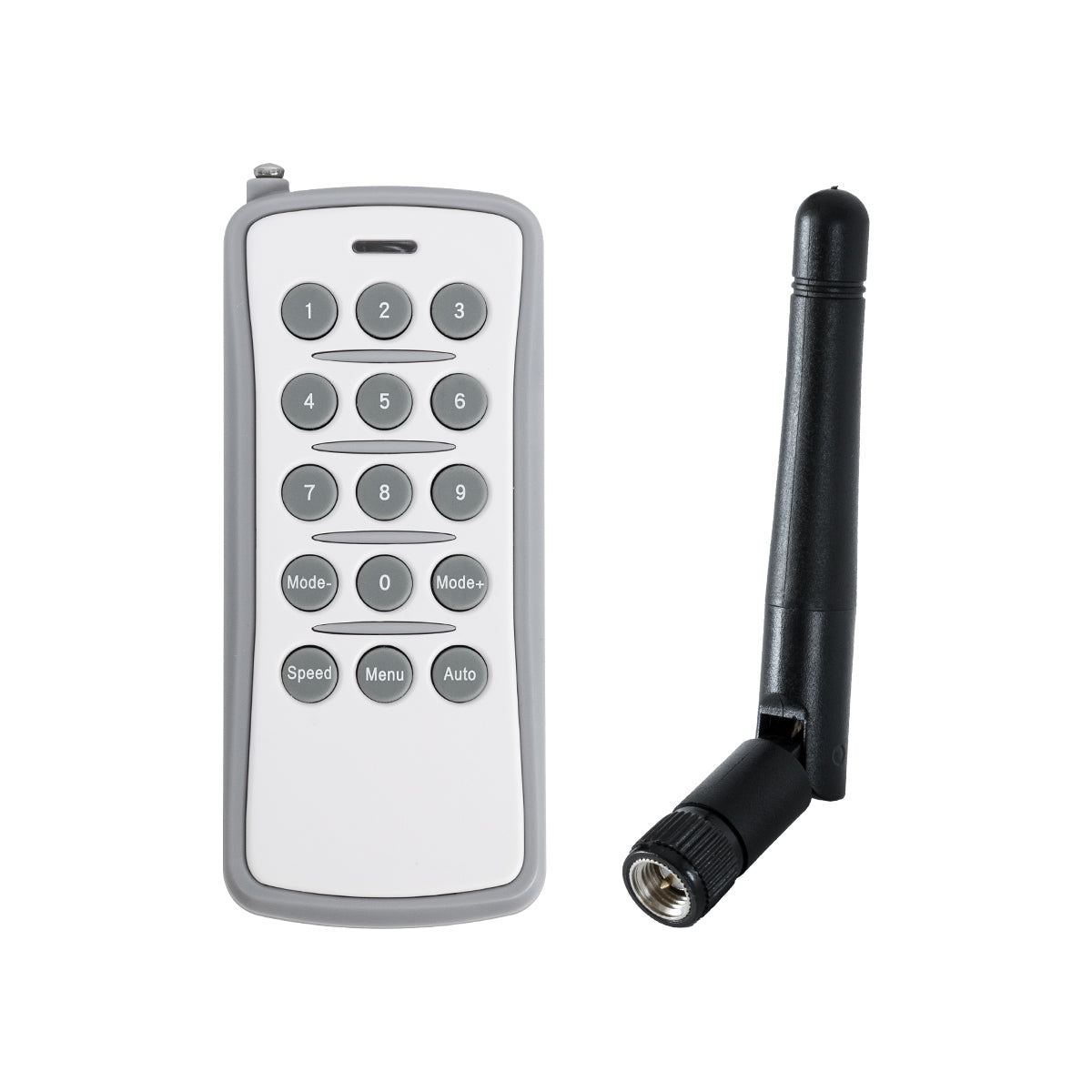 SEEKWAY-REM 90828 RF Ασύρματο Χειριστήριο & Κεραία για Ψηφιακό Controller Seekway SY-418 DC 12V 1 x 23A Μπαταρία IP20 - Μ5 x Π1.5 x Υ11.5cm