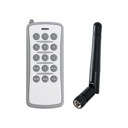 SEEKWAY-REM 90828 RF Ασύρματο Χειριστήριο & Κεραία για Ψηφιακό Controller Seekway SY-418 DC 12V 1 x 23A Μπαταρία IP20 - Μ5 x Π1.5 x Υ11.5cm