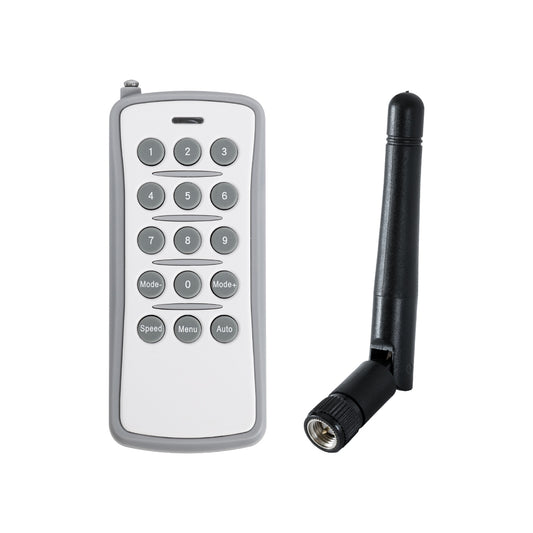 SEEKWAY-REM 90828 RF Ασύρματο Χειριστήριο & Κεραία για Ψηφιακό Controller Seekway SY-418 DC 12V 1 x 23A Μπαταρία IP20 - Μ5 x Π1.5 x Υ11.5cm