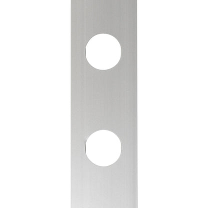 90829 Μεταλλικο Καλυμμα 1 Μέτρου 15 Τεμαχίων για Ψηφιακή Αλυσίδα Γιρλάντα 20 Σποτ LED με Κωδικό 90140 Ασημί Μ100 x Π4.7 x Υ1cm