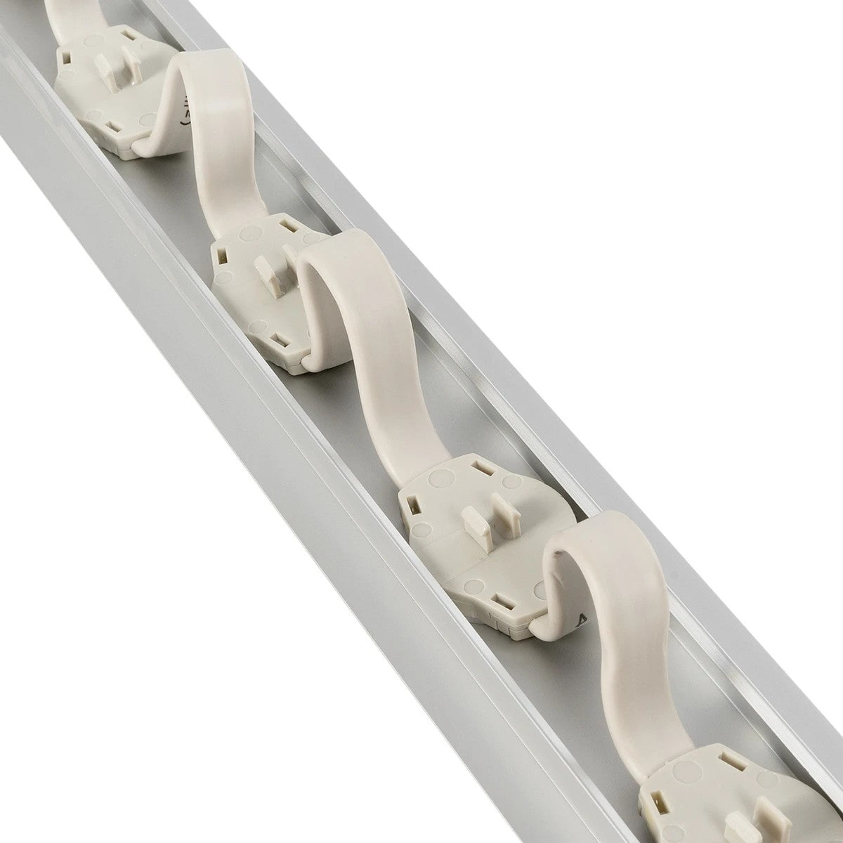 90829 Μεταλλικο Καλυμμα 1 Μέτρου 15 Τεμαχίων για Ψηφιακή Αλυσίδα Γιρλάντα 20 Σποτ LED με Κωδικό 90140 Ασημί Μ100 x Π4.7 x Υ1cm