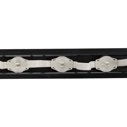 90830 4 x Digital Pixel Addressable Facade Aluminum Bars - 4 x Ψηφιακές Μπάρες Αλουμινίου Πρόσοψης Κτιρίων LED SMD 3535 45W 60LED 60PIXEL SPI/TTL Protocol IC UCS512B 2700lm 120° DC 12V IP67 RGB - Μαύρο Σώμα - Μ400 x Π4.5 x Υ3.6cm - 4 Μπάρες