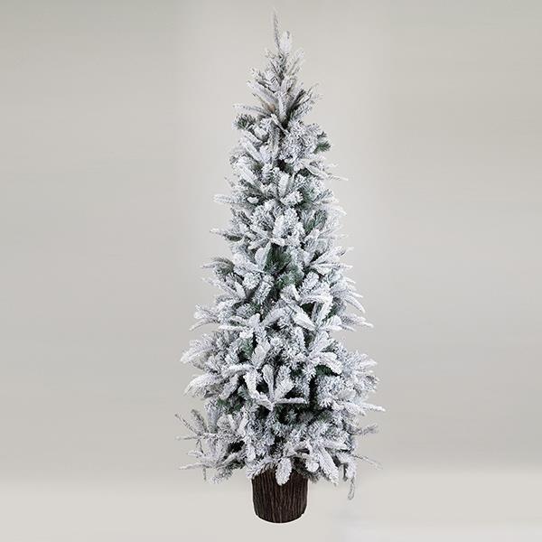 ΔΕΝΤΡΟ ΕΛΑΤΟ ΧΙΟΝΙΣΜΕΝΟ ΕΛΒΕΤΙΑ ΜΕ ΞΥΛΙΝΟ ΚΟΡΜΟ ΣΤΗ ΒΑΣΗ 104x104x210