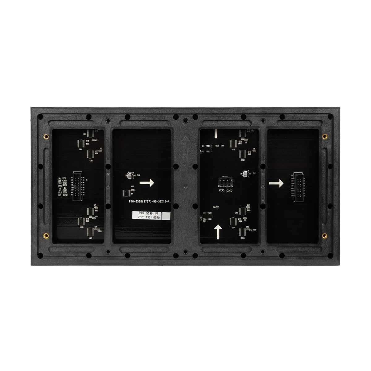 MODULCO 90385 Module Πλακίδιο Κυλιόμενης Ψηφιακής Επιγραφής/Οθόνης 32x16cm P10 LED 40W Nits ≥5500cd/㎡ DC 5V Αδιάβροχο IP65 RGB - Μ32 x Π16 x Υ1.8