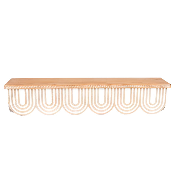 ΡΑΦΙΕΡΑ ΞΥΛΙΝΗ ΦΥΣΙΚΟ ΧΡΩΜΑ ΜΕ ΛΕΥΚΟ 60x13x12