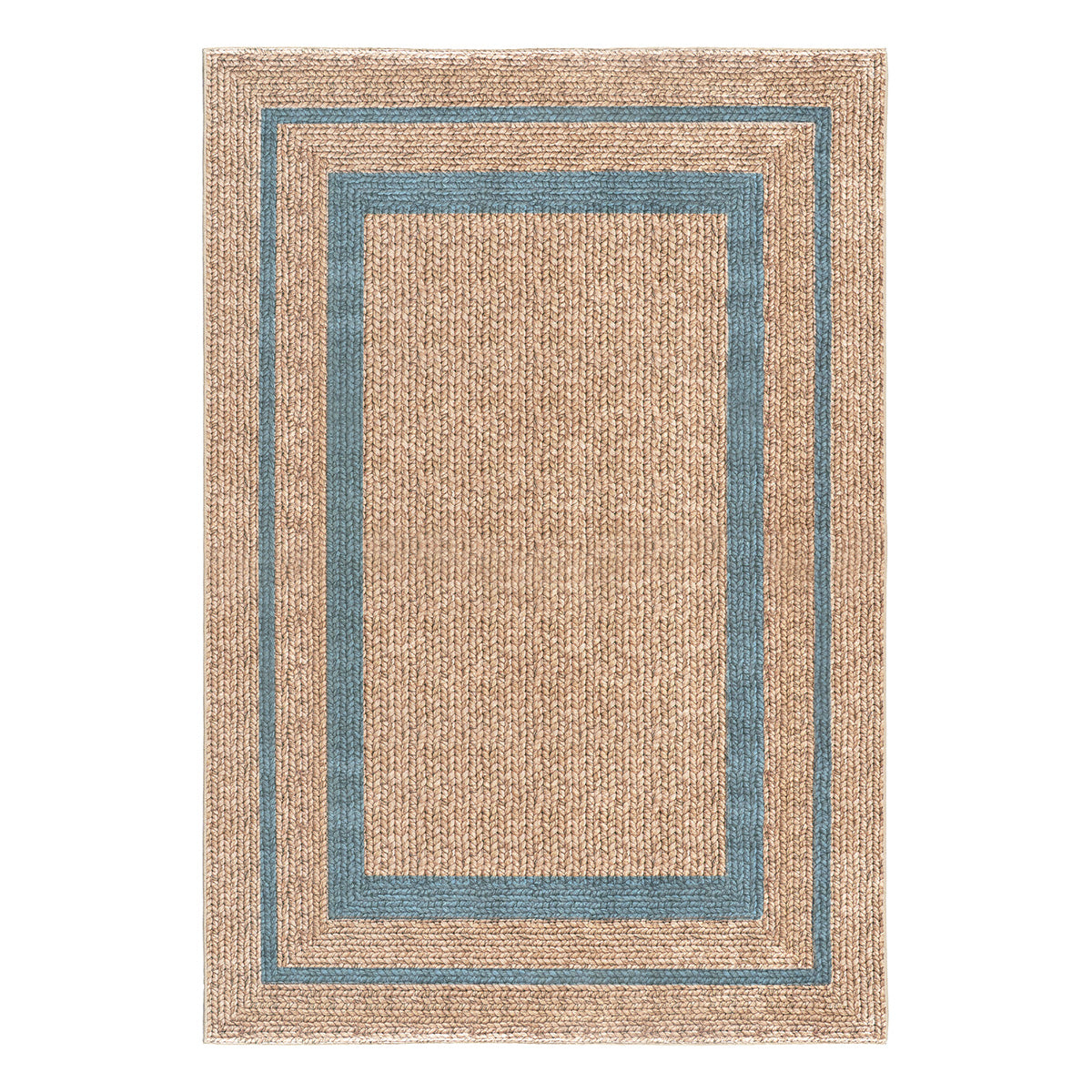 Χαλί Tropic Art 9138 160x230εκ Μπεζ-Μπλε