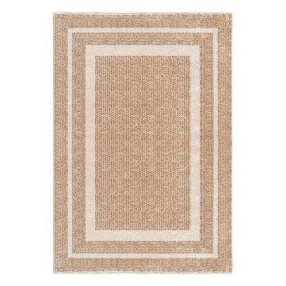 Χαλί Tropic Art 9138 133x190εκ Μπεζ/Λευκό