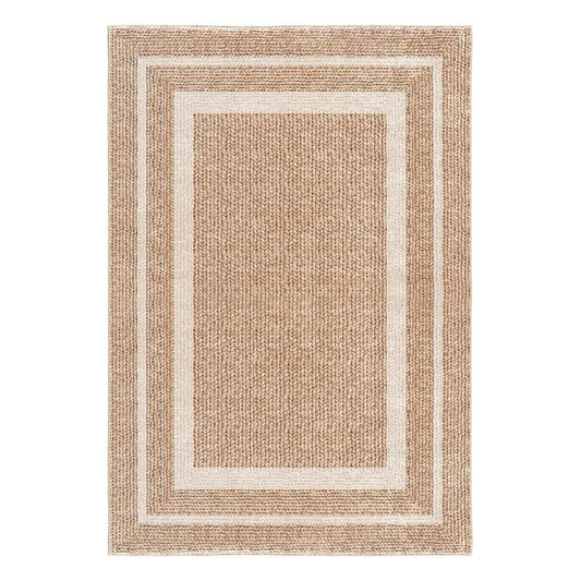 Χαλί Tropic Art 9138 133x190εκ Μπεζ/Λευκό