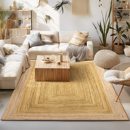 Χαλί Tropic Art 9139 133x190εκ Μπεζ/Κίτρινο