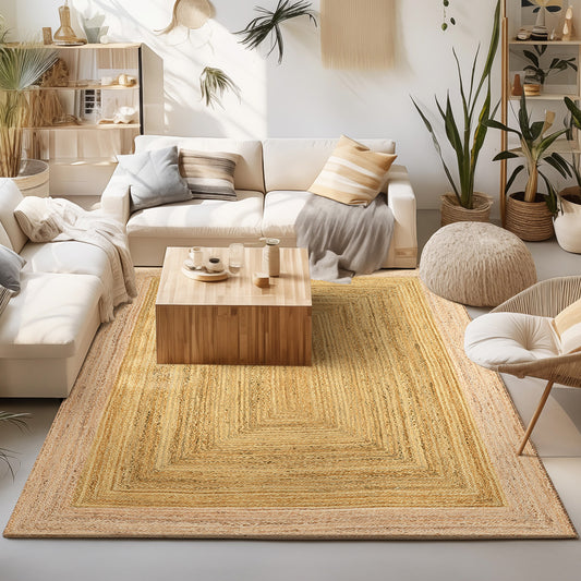 Χαλί Tropic Art 9139 133x190εκ Μπεζ/Κίτρινο