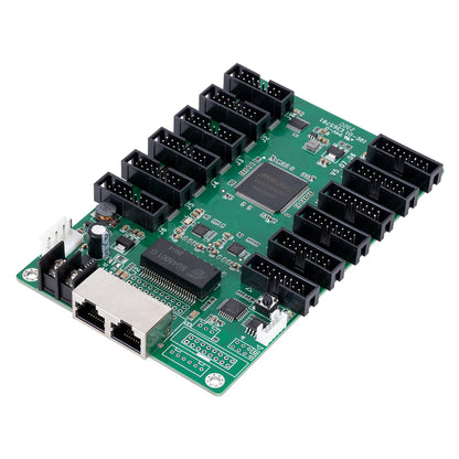 CARDULCO ZH-T12 90387 Professional LED Receiving Card 12 x HUB75 - Κάρτα Καναλιών για Ψηφιακές Οθόνες LED Video Wall - Loading Area W128 x H768 - Gray Level 65536 - Gigabit Network Linkable - DC 3.5~6V - IP20 Μ14.8 x Π9.6 x Υ1.7cm