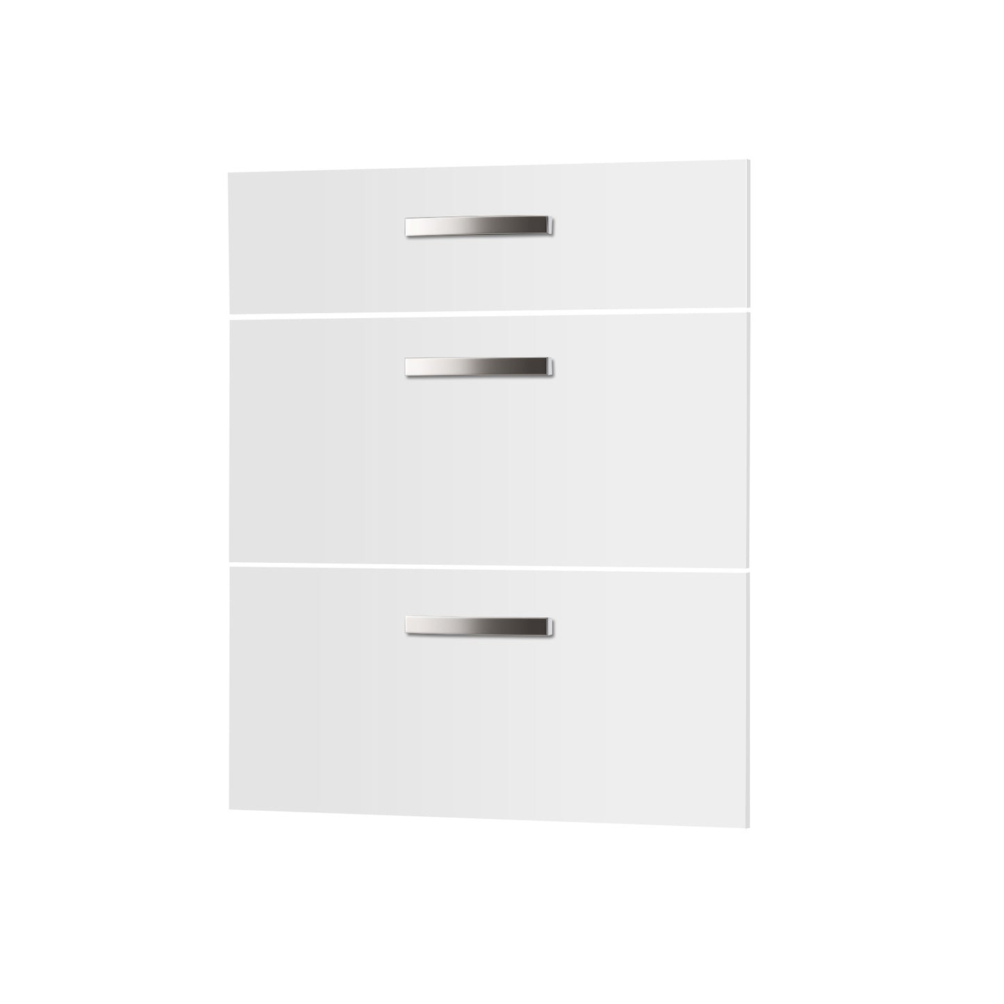 Προσόψεις Συρταρίερας Charlotte Λευκό 80x71.4x1.6