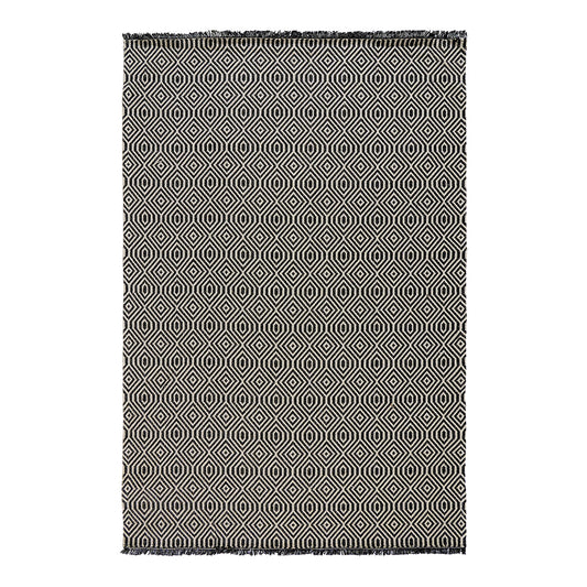 Χαλί Βαμβακερό Cocotton 9227 150x220εκ Ανθρακίτης-Γκρι