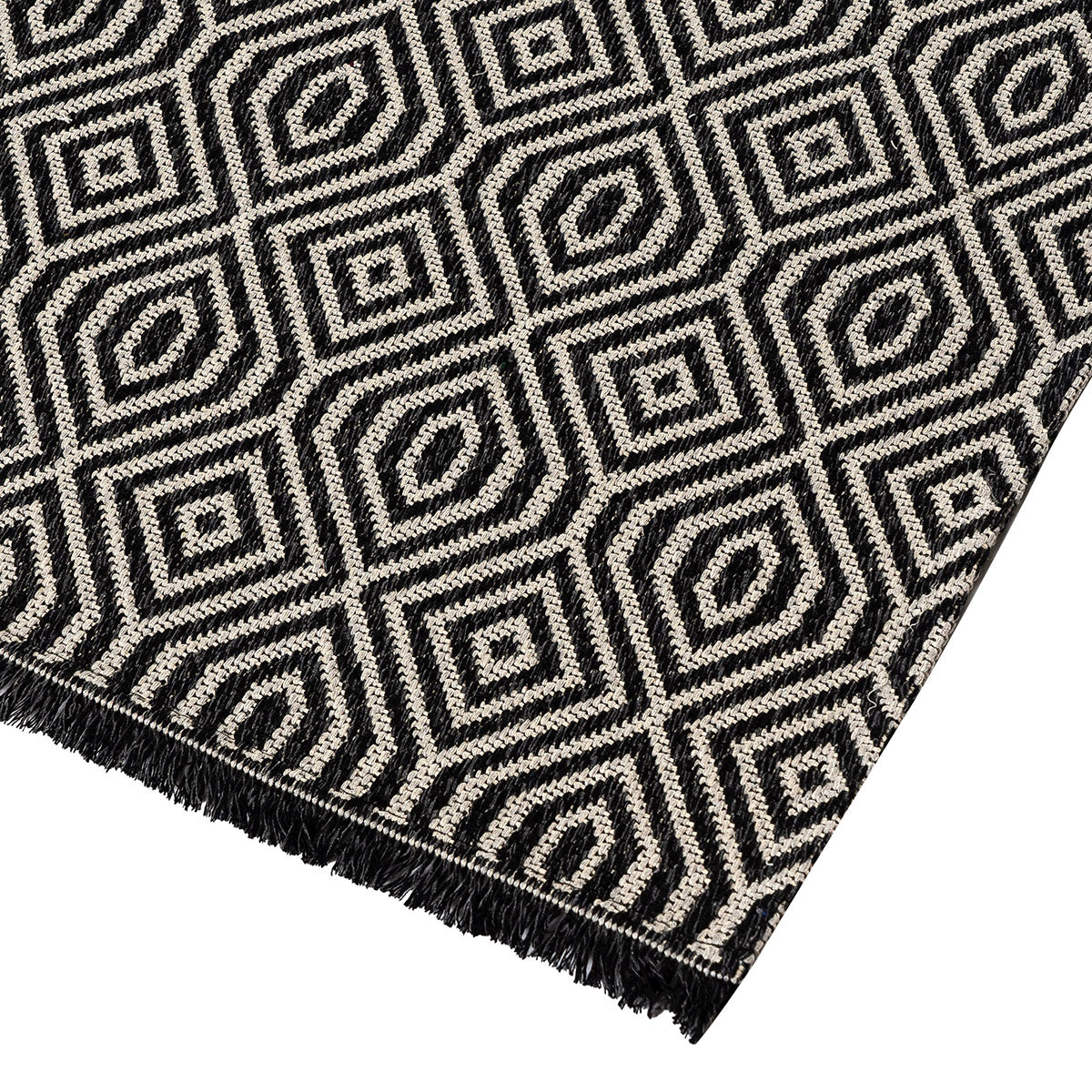 Χαλί Βαμβακερό Cocotton 9227 150x220εκ Ανθρακίτης-Γκρι