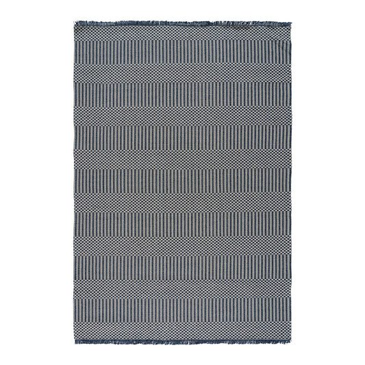 Χαλί Βαμβακερό Cocotton 9229 Γκρι-Μπλε 125x180εκ