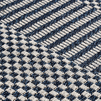 Πατάκι Βαμβακερό Cocotton 9229 75x200εκ Γκρι-Μπλε