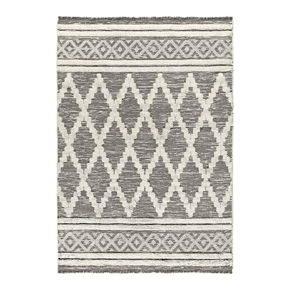 Πατάκι Βαμβακερό Morocotton 9235 75x150εκ Γκρι