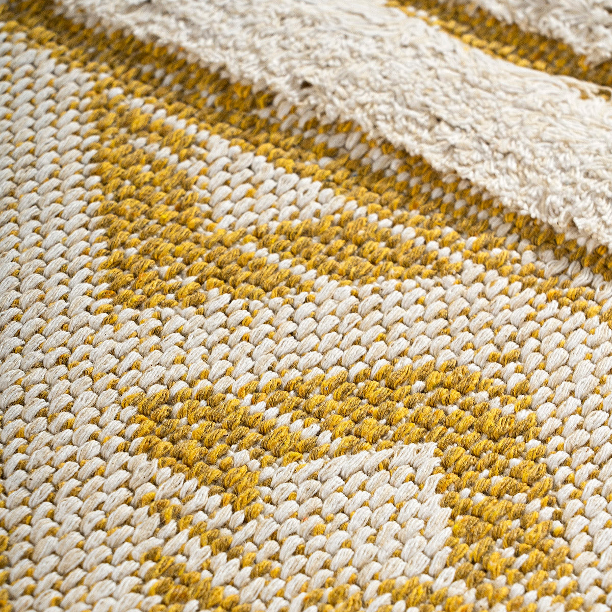 Πατάκι Βαμβακερό Morocotton 9236 75x150εκ Κίτρινο